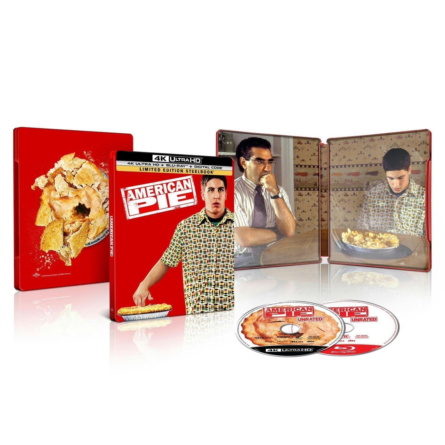 Американский пирог (1999) [Unrated] (англ. язык) (4K UHD + Blu-ray) Steelbook