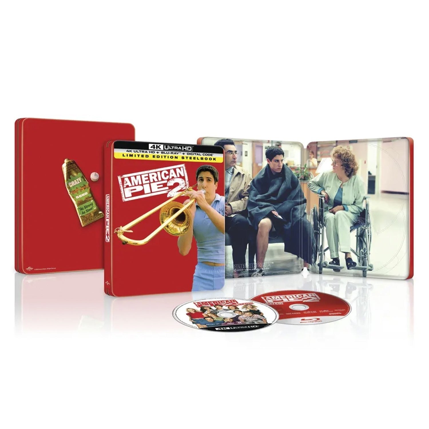 Американский пирог 2 (2001) (англ. язык) (4K UHD + Blu-ray) Steelbook [25th Anniversary Edition]