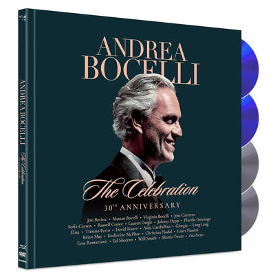 Andrea Bocelli: The Celebration - 30th Anniversary (2024) (2 Blu-ray + 2 DVD) Deluxe Limited Edition Photobook