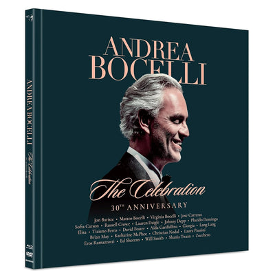 Andrea Bocelli: The Celebration - 30th Anniversary (2024) (2 Blu-ray + 2 DVD) Deluxe Limited Edition Photobook
