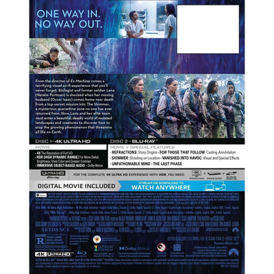Аннигиляция (2018) (англ. язык) (4K UHD + Blu-ray) Steelbook