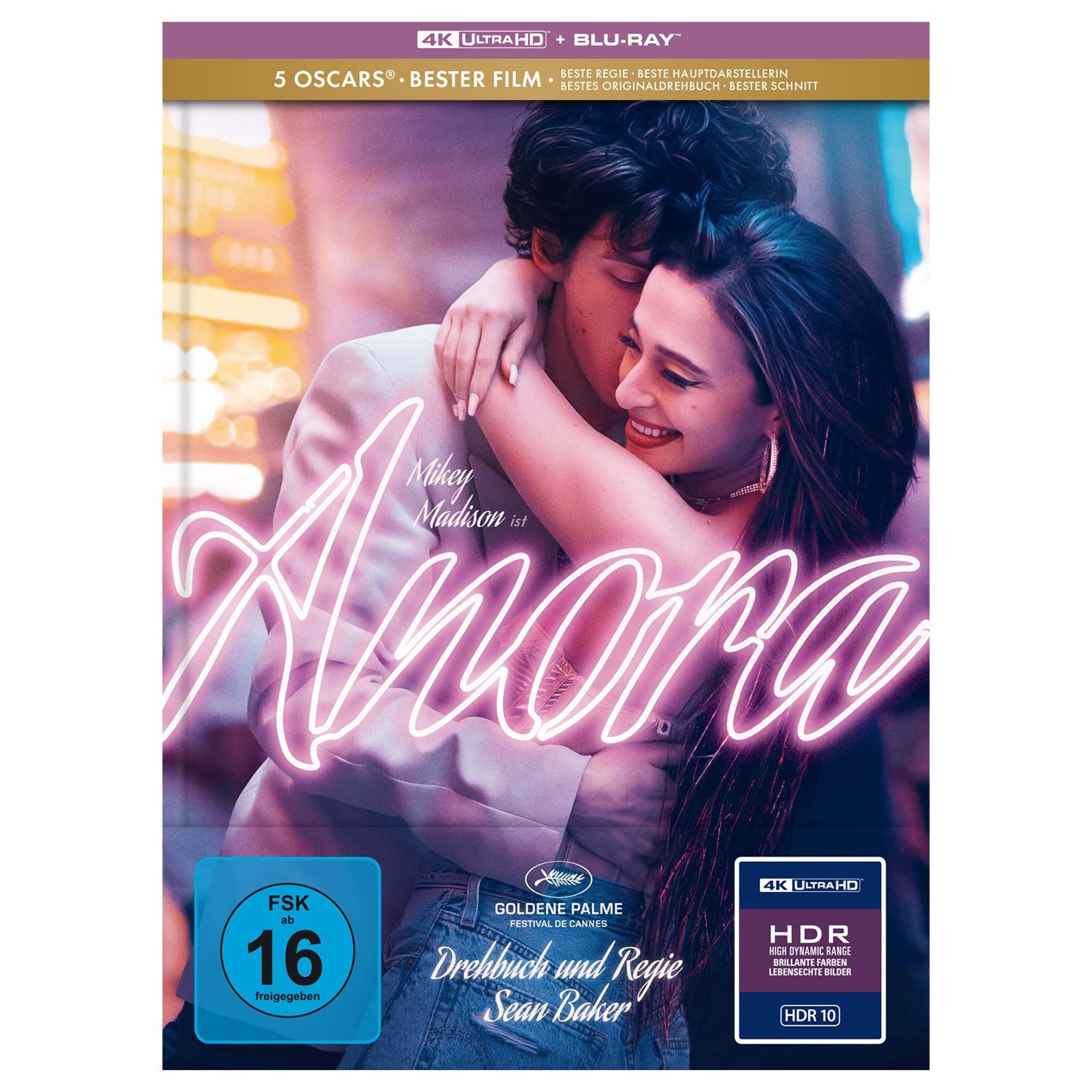 Анора (2024) (англ. язык) (4K UHD + Blu-ray) Mediabook