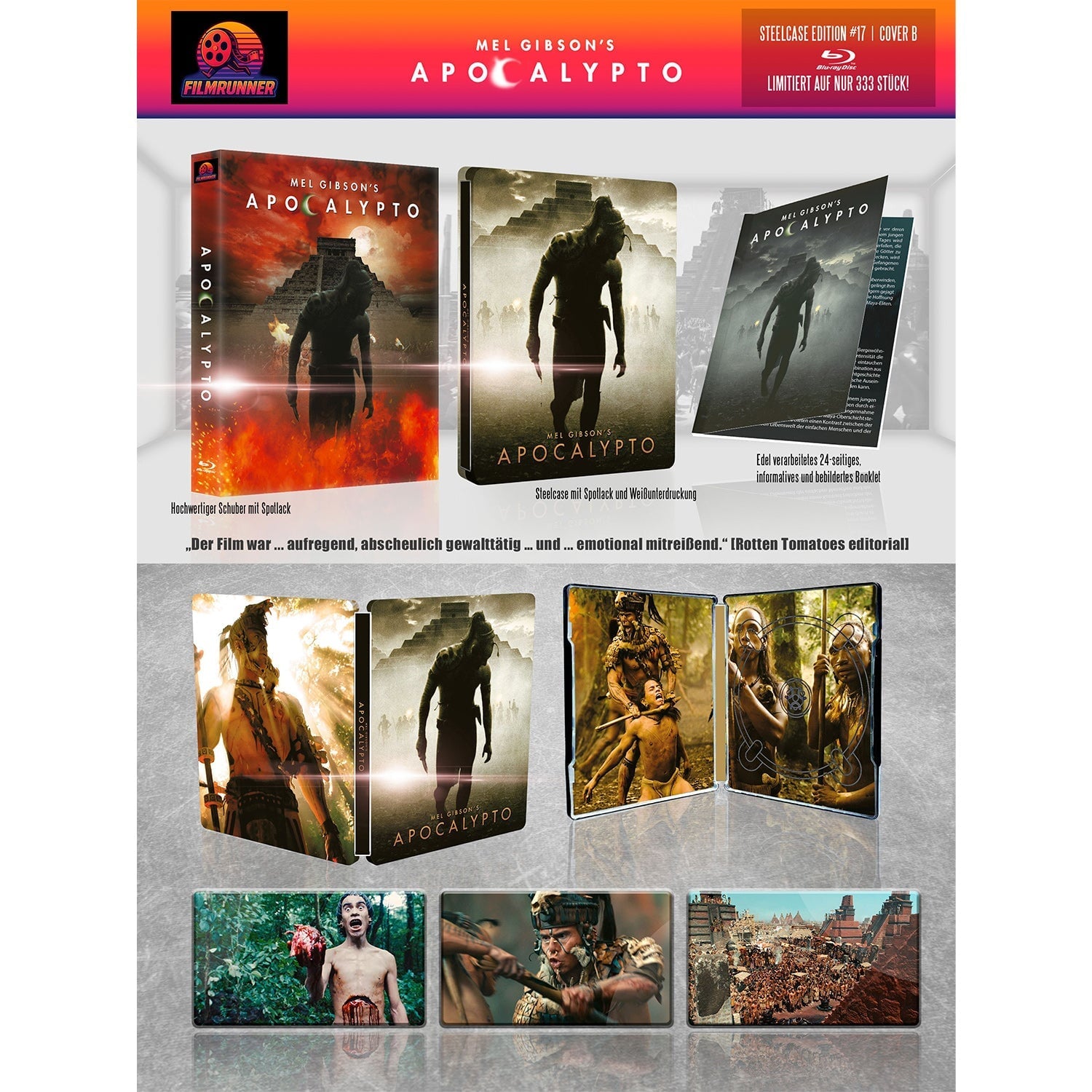 Apocalypto (2006) (Blu-ray) Steelcase Edition #17 [Cover B