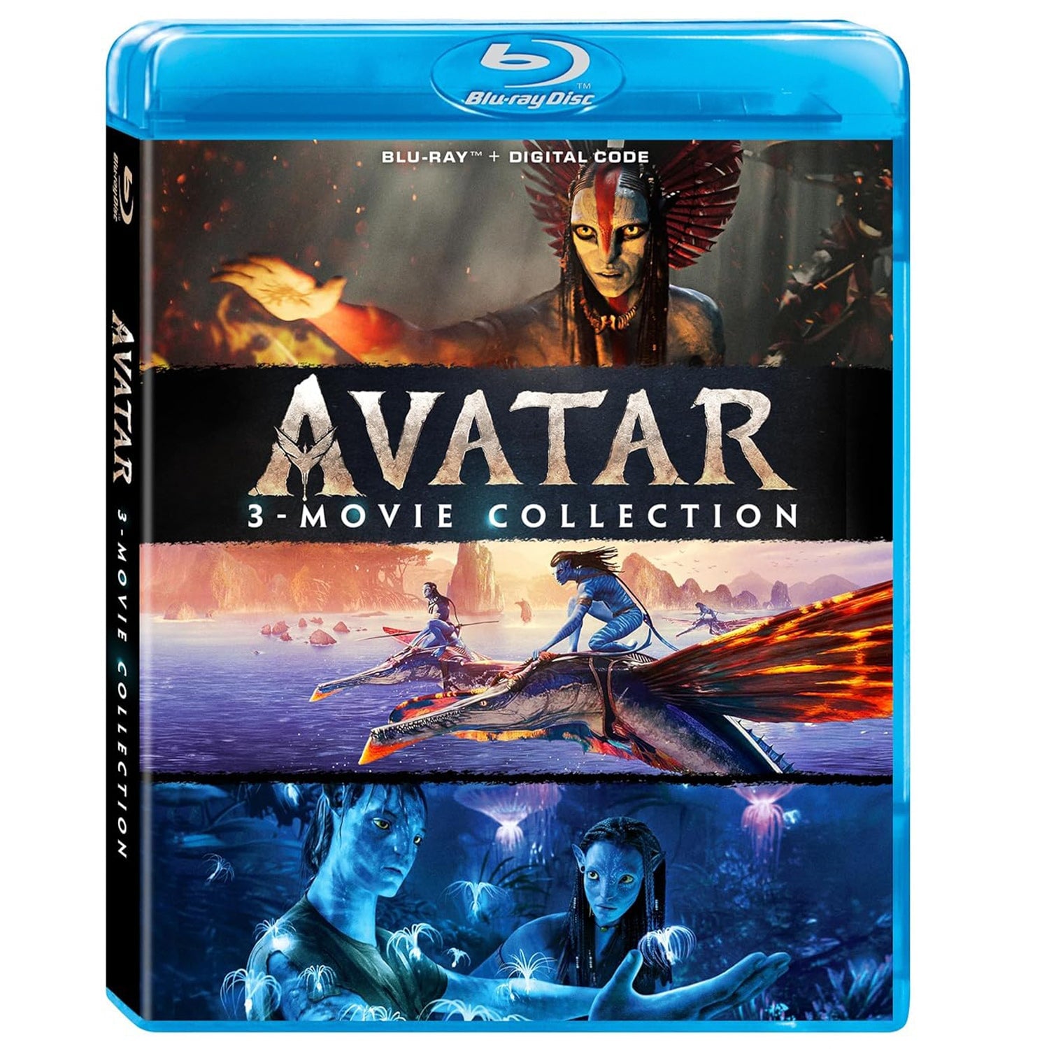 Аватар: Коллекция 3 фильмов (2009-2025) (англ. язык) (3 Blu-ray)