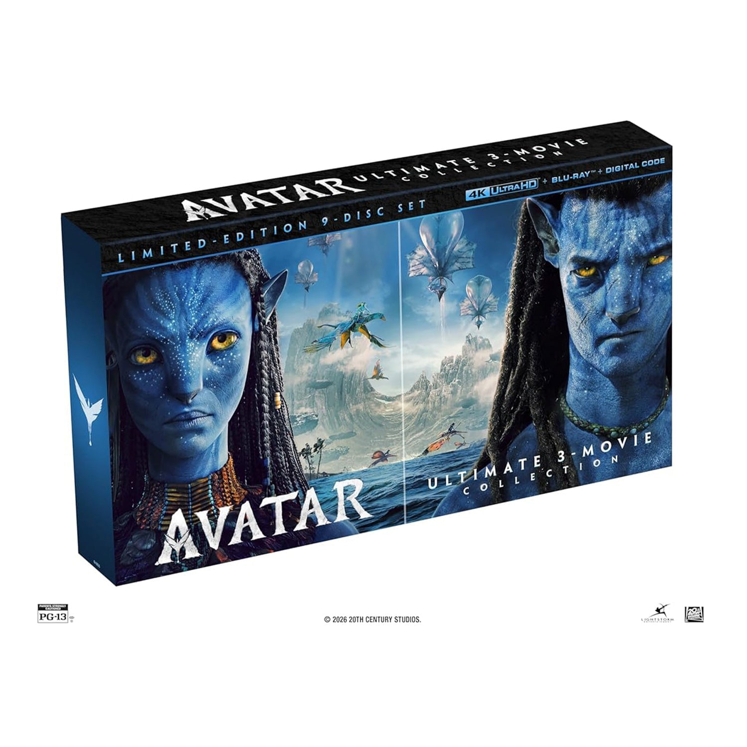 Аватар: Коллекция 3 фильмов (2009-2025) (англ. язык) (4K UHD + Blu-ray) Limited Collector's Edition