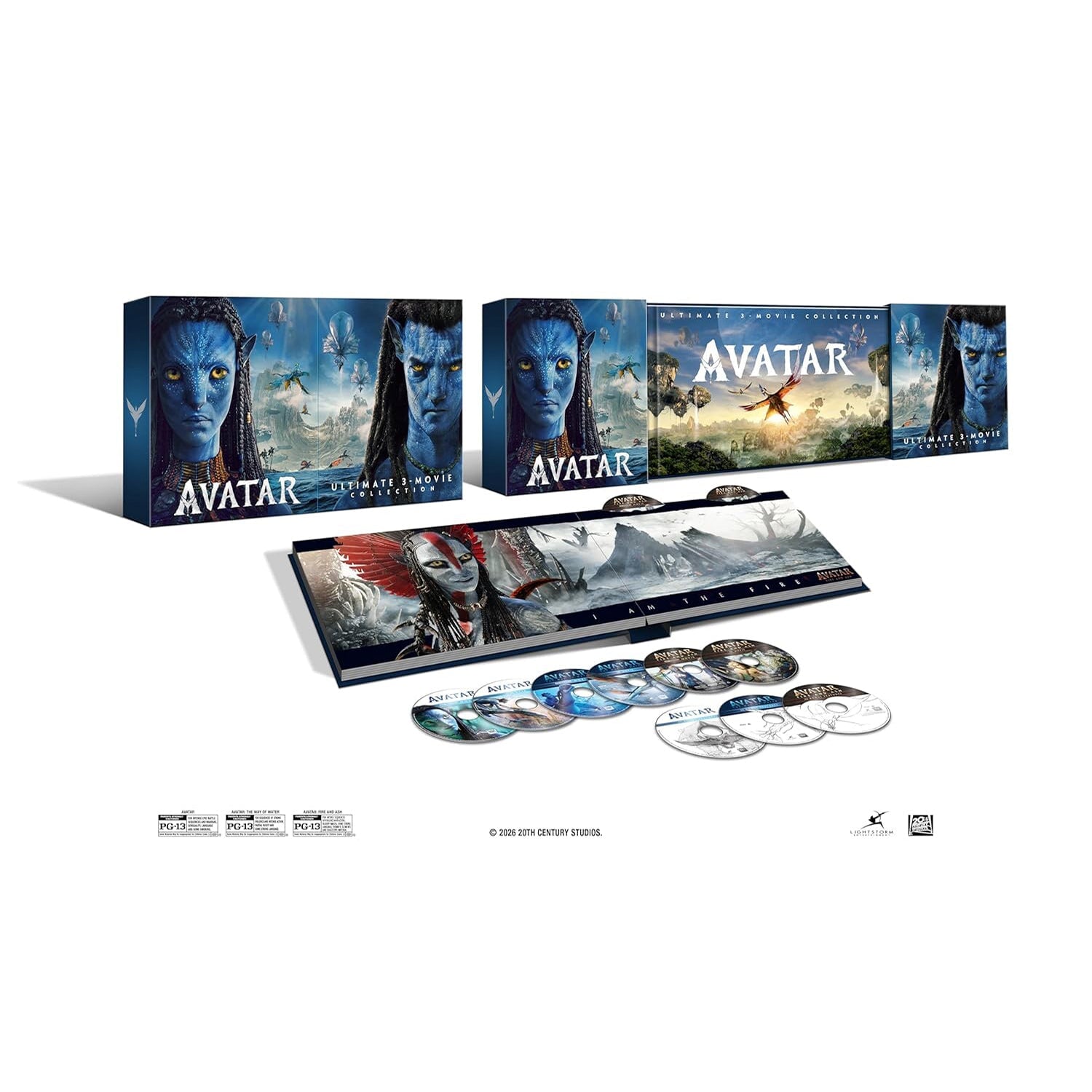 Аватар: Коллекция 3 фильмов (2009-2025) (англ. язык) (4K UHD + Blu-ray) Limited Collector's Edition