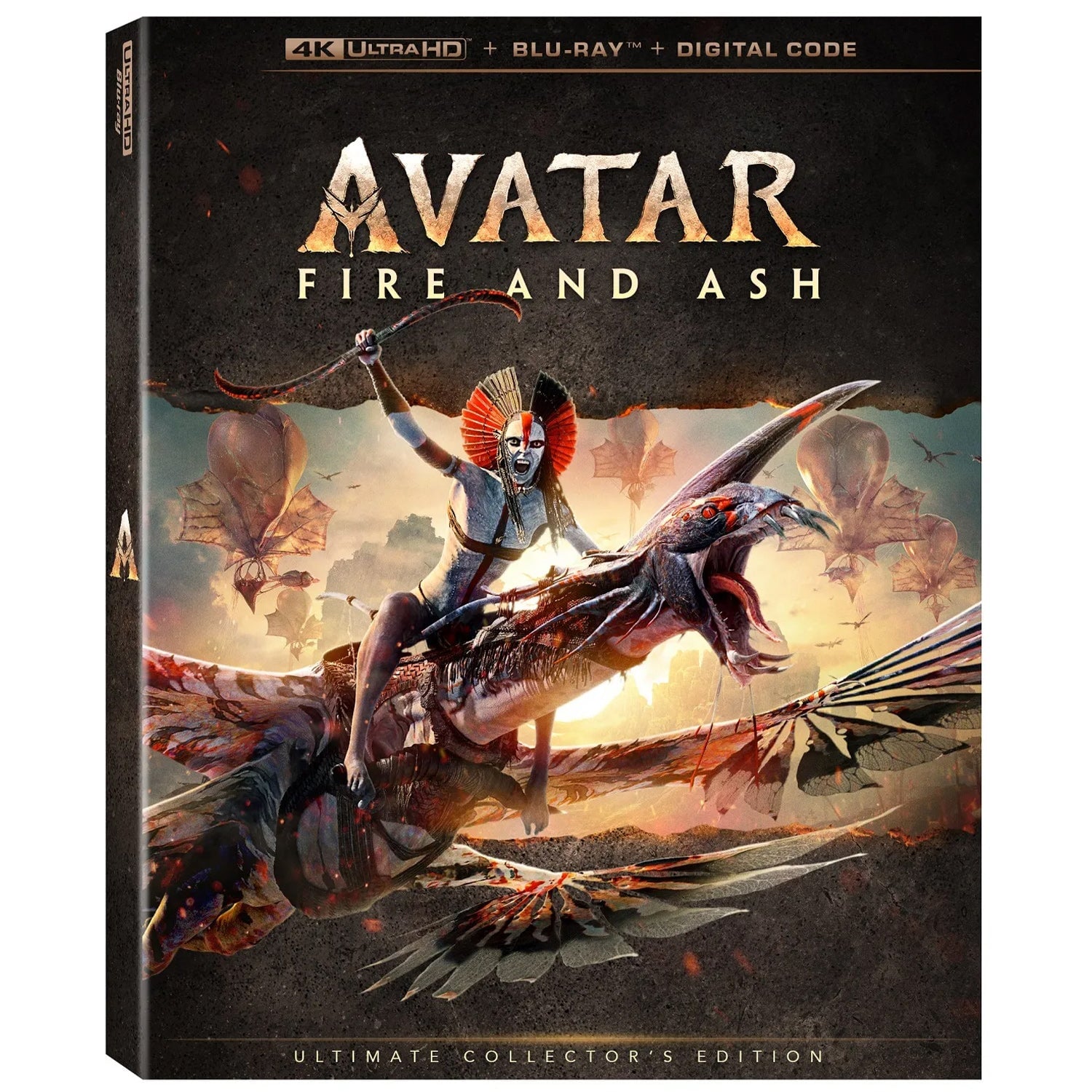 Аватар: Пламя и пепел (2025) (англ. язык) (4K UHD + Blu-ray + Bonus Blu-ray)