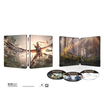 Аватар: Пламя и пепел (2025) (англ. язык) (4K UHD + Blu-ray + Bonus Blu-ray) Steelbook