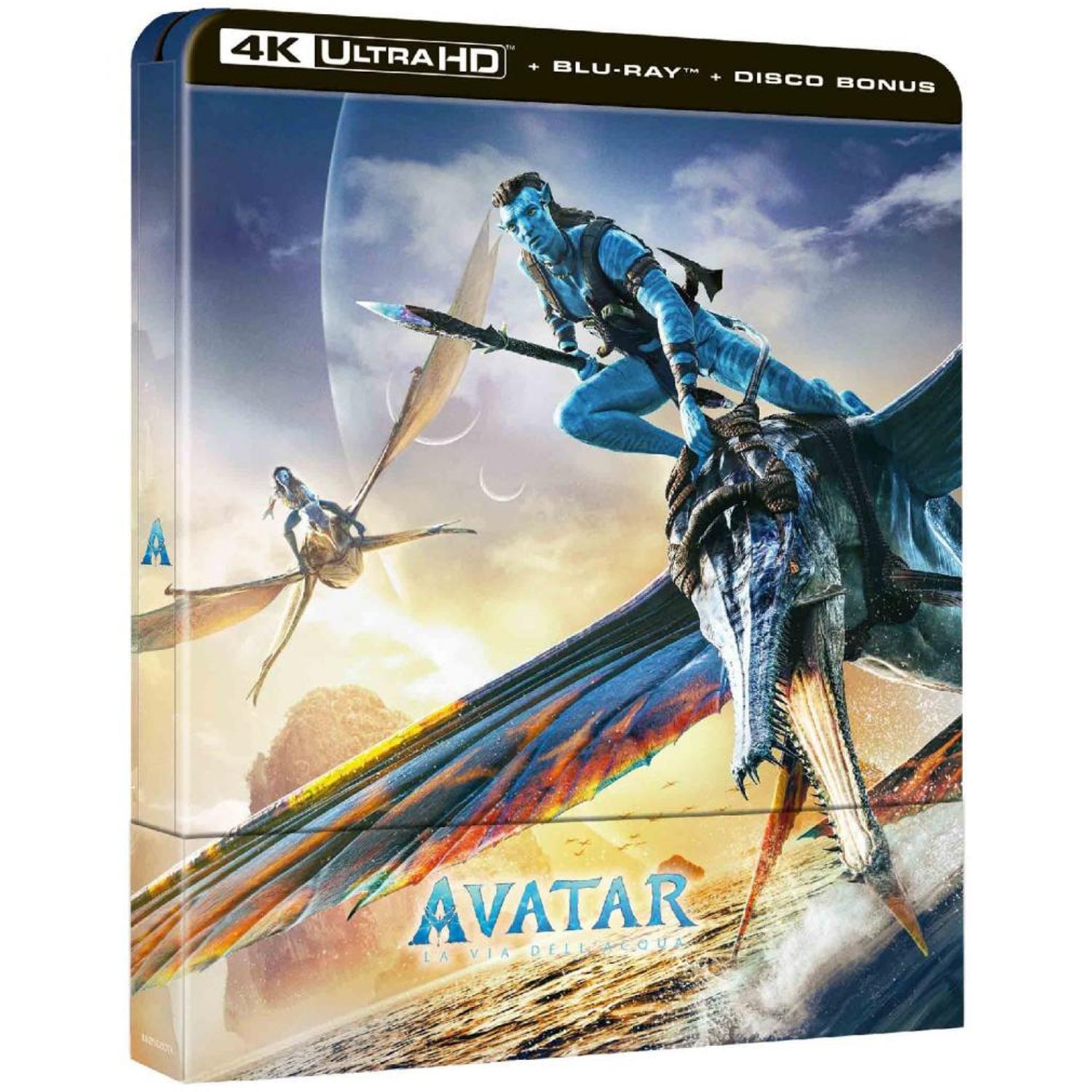 Аватар: Путь воды (англ. язык) (4K UHD + 2 Blu-ray) Steelbook