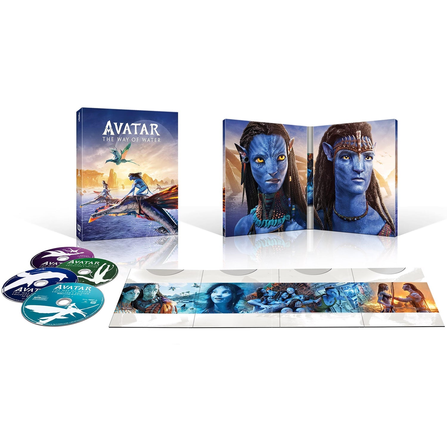 Аватар: Путь воды (англ. язык) (4K UHD + 3 Blu-ray) Collector's Edition DigiPack