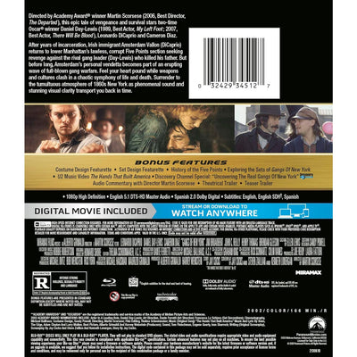 Банды Нью-Йорка (2002) (англ. язык) (Blu-ray)