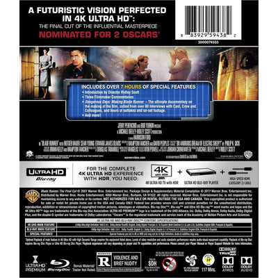 Бегущий по лезвию: Полная версия (1982) (4K UHD + Blu-ray + 2 DVD)