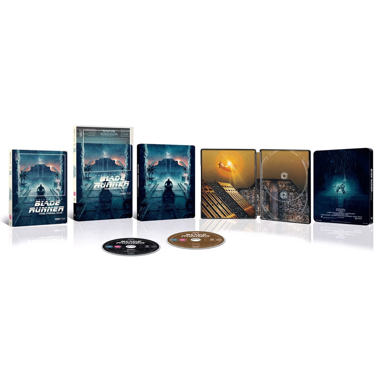 Бегущий по лезвию: Полная версия (4K UHD + Blu-ray) The Film Vault Steelbook