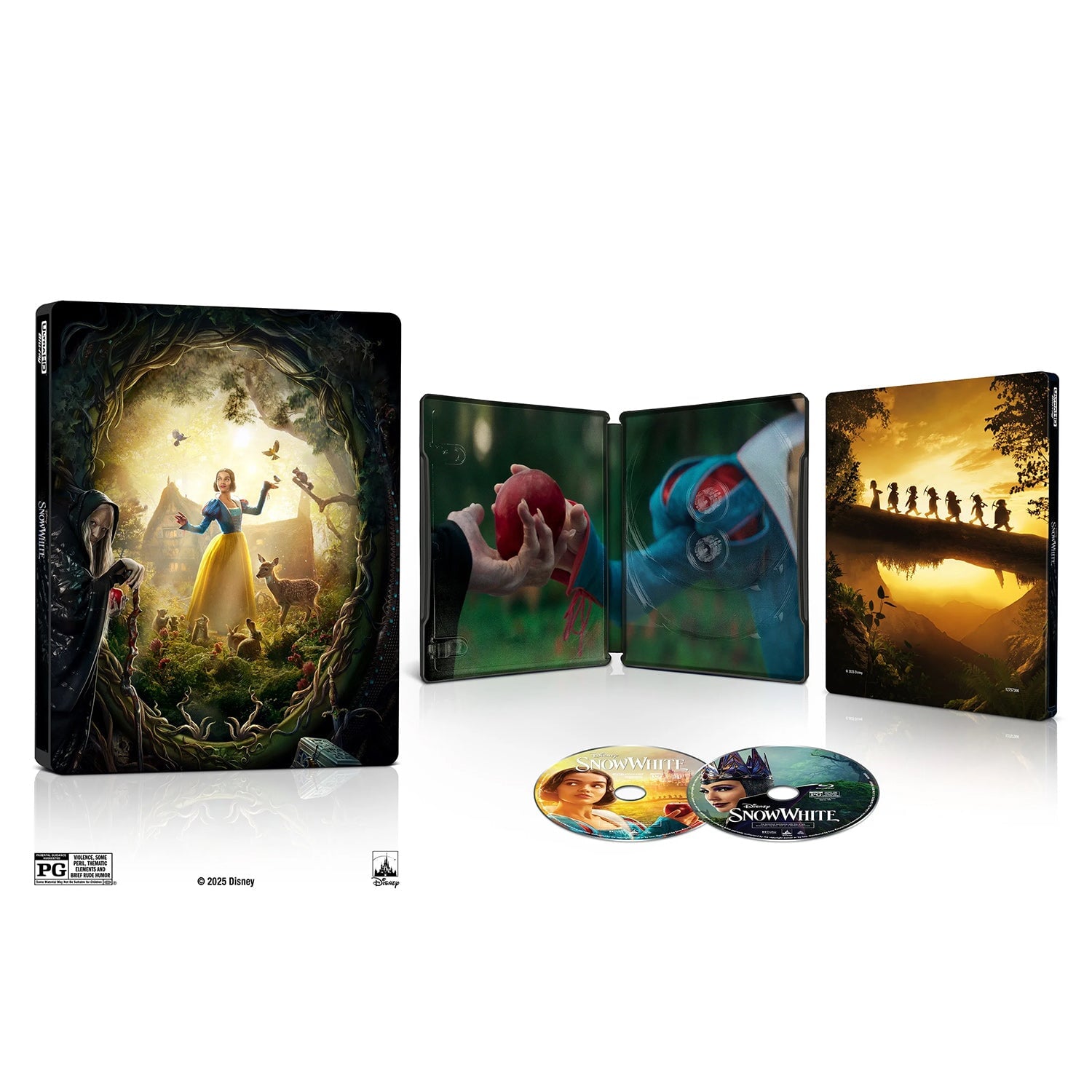 Белоснежка (2025) (англ. язык) (4K UHD + Blu-ray) Steelbook