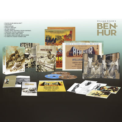 Бен-Гур (1959) (англ. язык) (4K UHD + Blu-ray) Collector's Edition with Steelbook