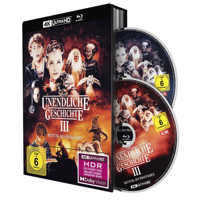 Бесконечная история 3 (1994) (англ. язык) (4K UHD + Blu-ray) Limited Collector's Edition Mediabook