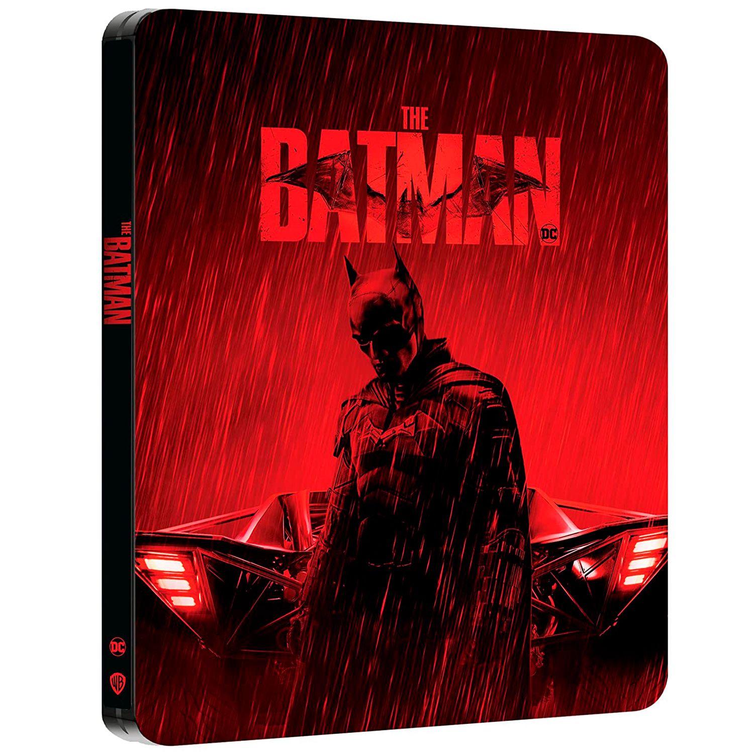 Бэтмен (2022) (англ. язык) (4K UHD + 2 Blu-ray) Steelbook Batmobile Tail Lights