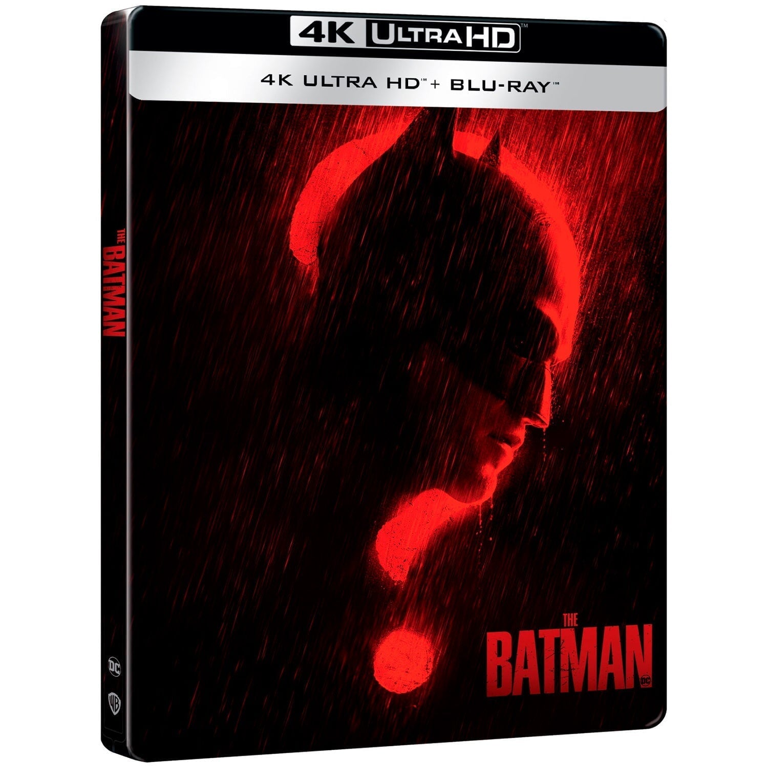 Бэтмен (2022) (англ. язык) (4K UHD + 2 Blu-ray) Steelbook Red Question ...