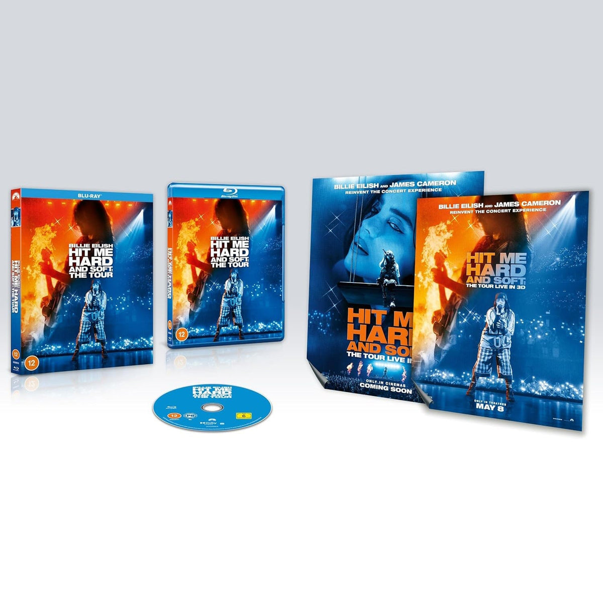 Билли Айлиш: Ударь меня жёстко и нежно. Концертный тур (2026) (Blu-ray)
