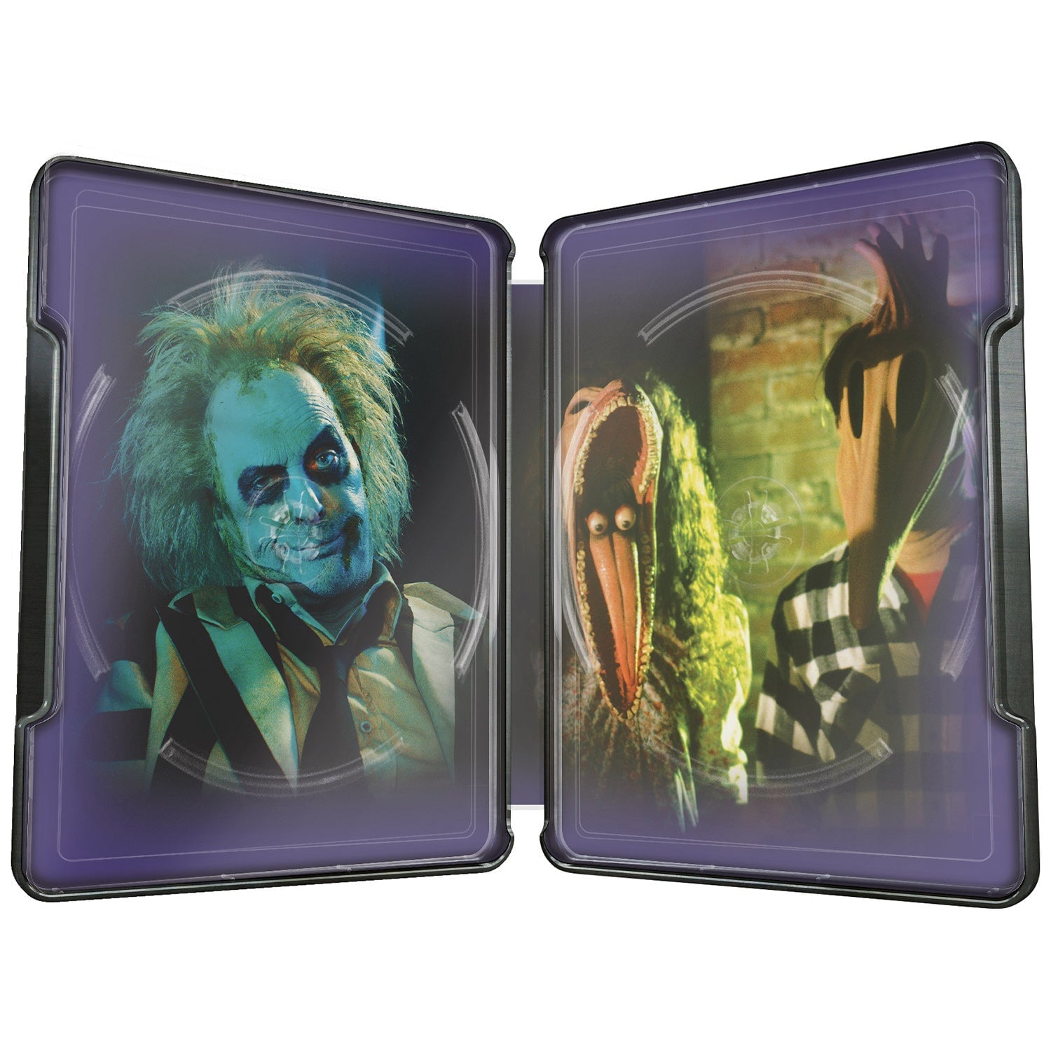 Битлджус: 2 фильма (1988-2024) (англ. язык) (4K UHD + Blu-ray) Steelbook Premium Collector's Edition Includes Exclusive Betelgeuse Light-Up Sign