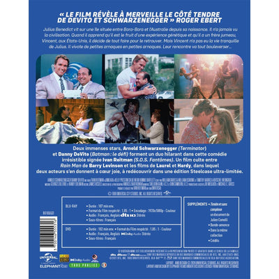 Близнецы (1988) (англ. язык) (Blu-ray + DVD) Steelcase