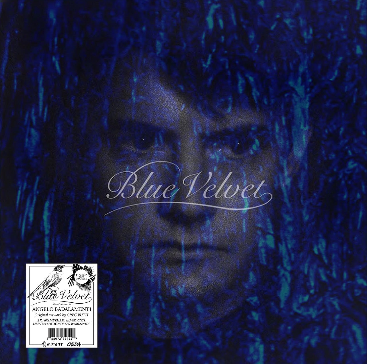 Blue Velvet (Original Motion Picture Soundtrack) Angelo Badalamenti (Exclusive Metallic Silver Vinyl 2 LP)