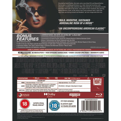 Бойцовский клуб (1999) (англ. язык) (4K UHD + Blu-ray)
