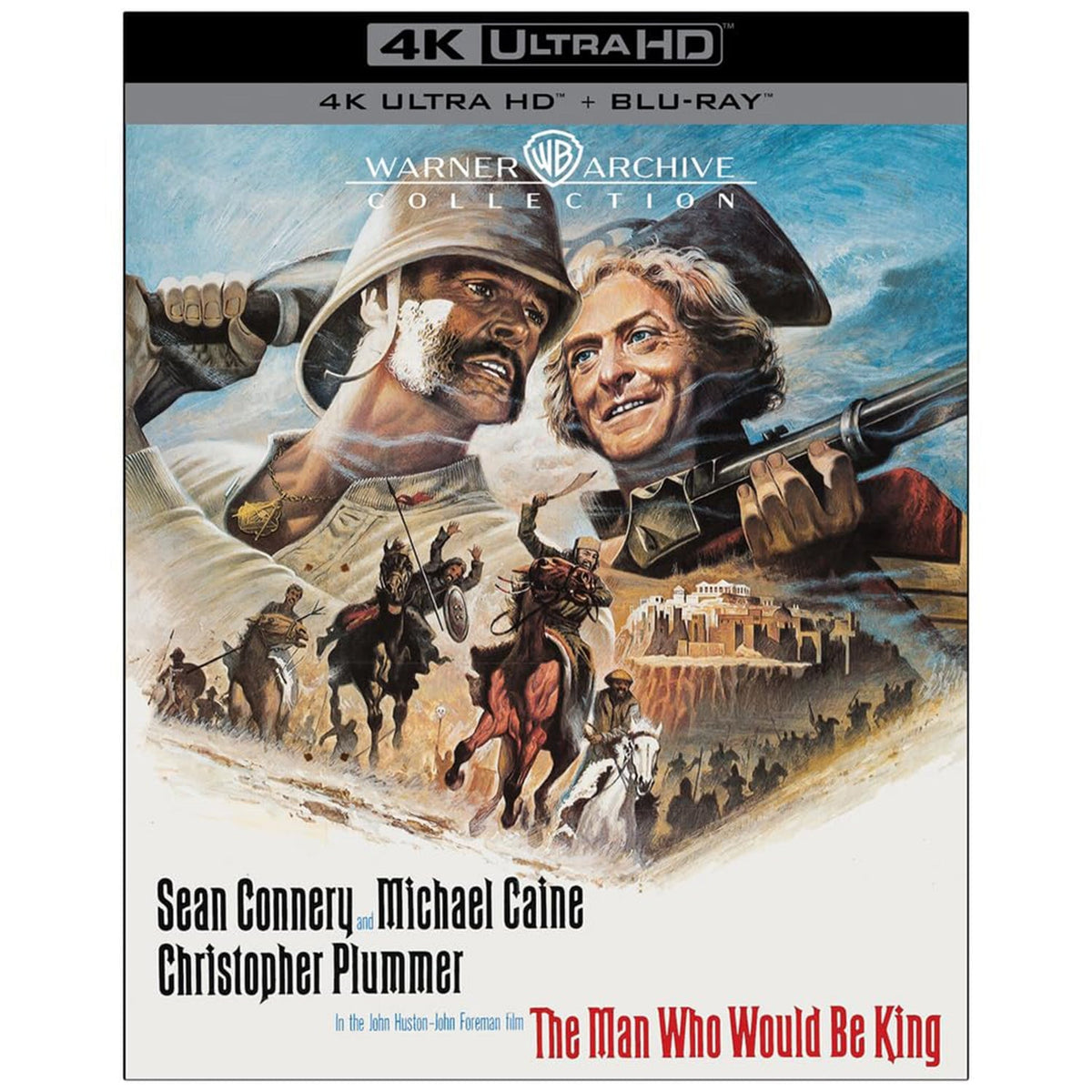 Человек, который хотел быть королем (1975) (англ. язык) (4K UHD + Blu-ray) [Warner Archive Collection]