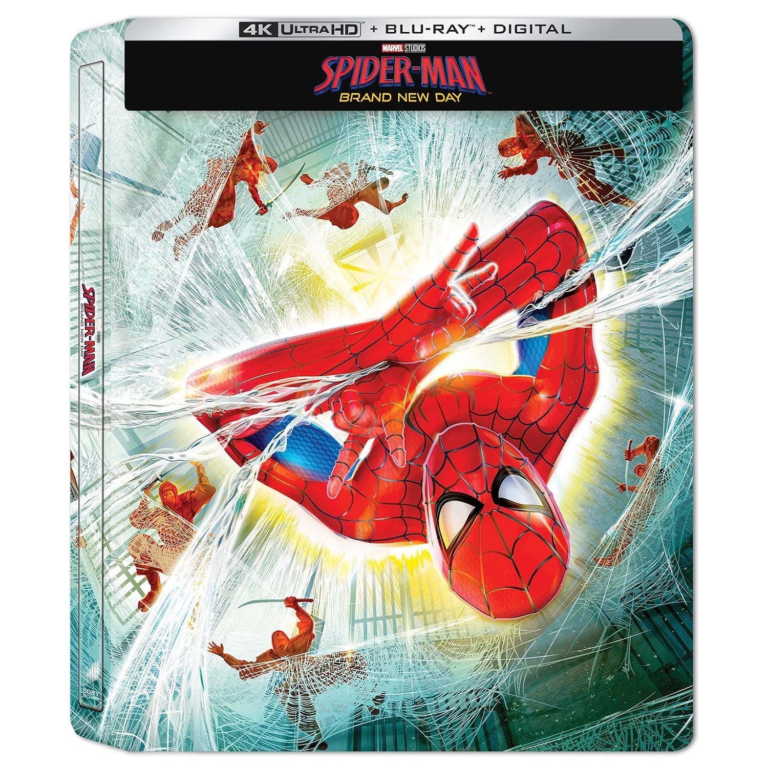 Человек-паук: Новый день (2026) (англ. язык) (4K UHD + Blu-ray) Steelbook