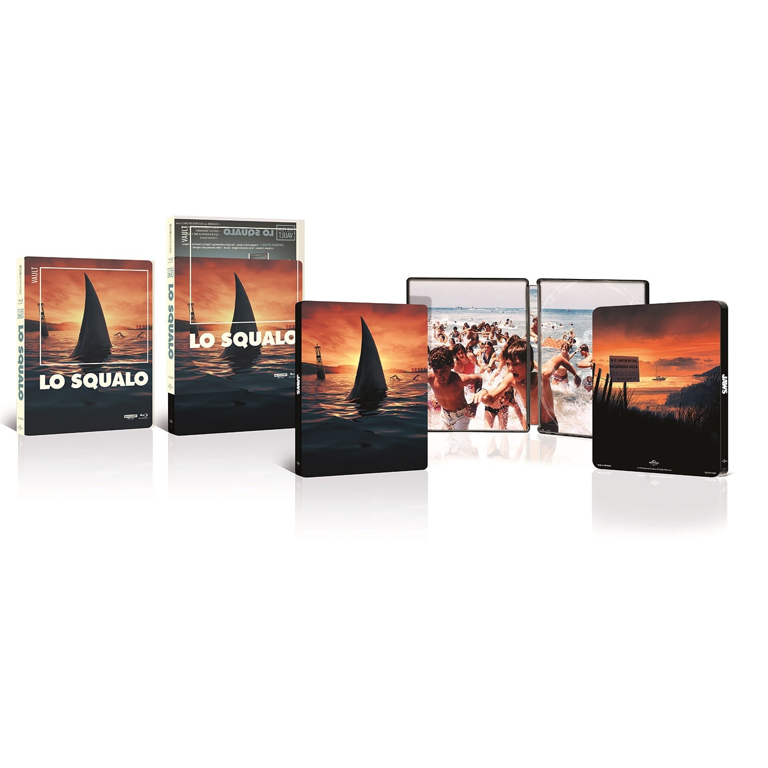 Челюсти (англ. язык) (4K UHD + Blu-ray) The Film Vault Steelbook