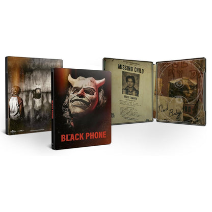 Черный телефон (2021) (англ. язык) (4K UHD + Blu-ray) Steelbook Limited Collector's Edition