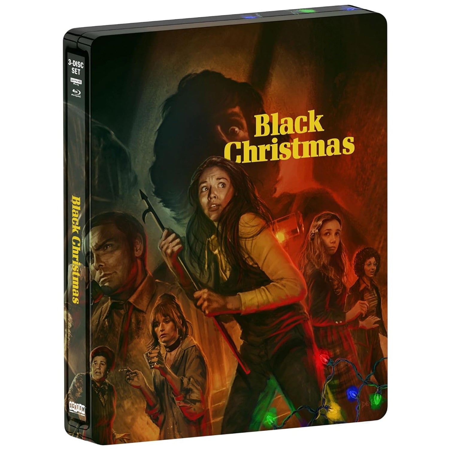 Чёрное Рождество (1974) (англ. язык) (4K UHD + 2 Blu-ray) Steelbook