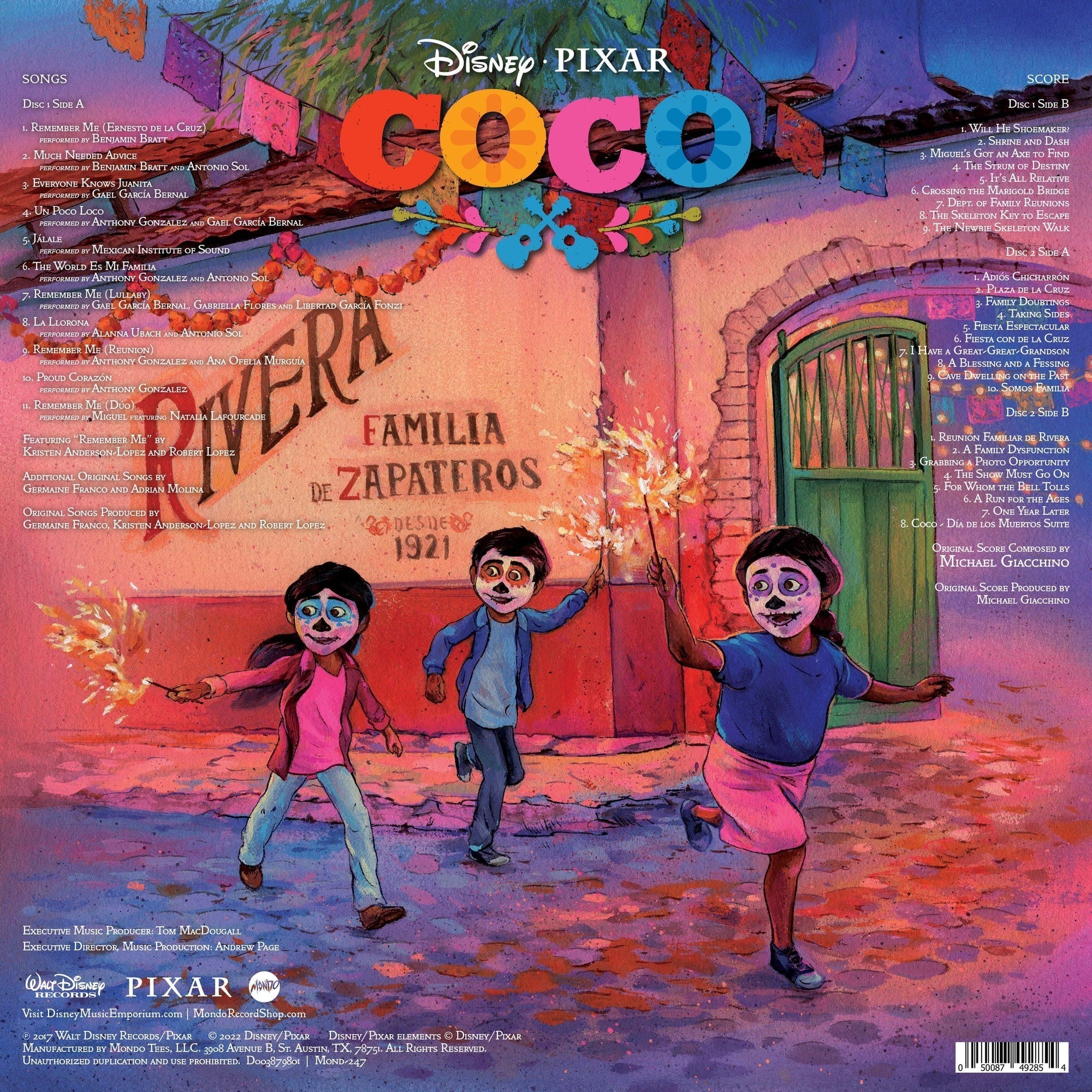 Coco (Original Motion Picture Soundtrack) (Solid Pink Vinyl 2 LP)