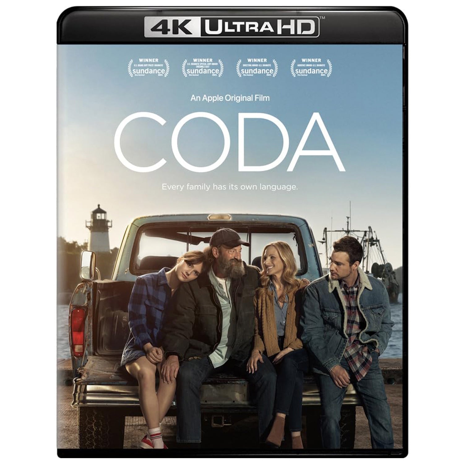 CODA: Ребенок глухих родителей (2021) (англ. язык) (4K UHD + Blu-ray)
