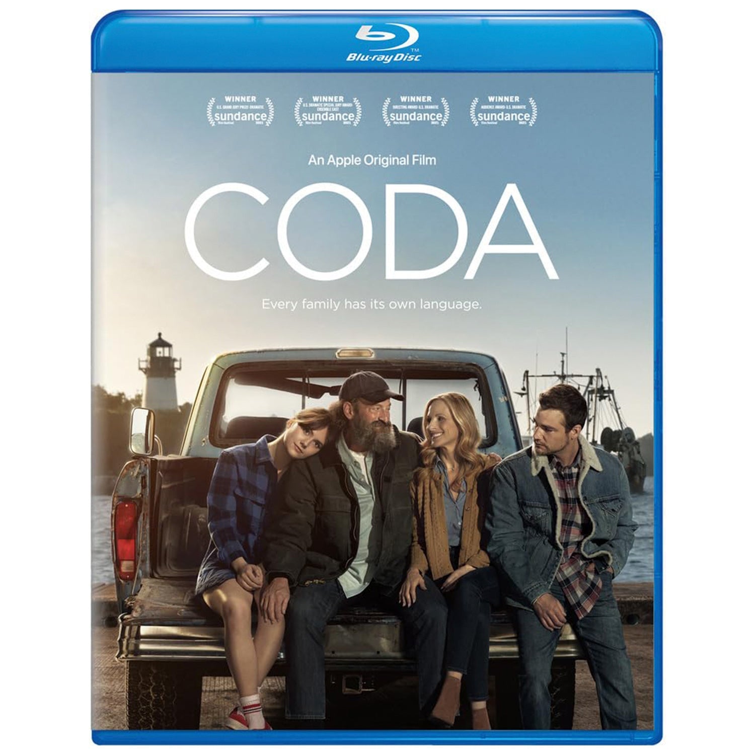 CODA: Ребенок глухих родителей (2021) (англ. язык) (Blu-ray)