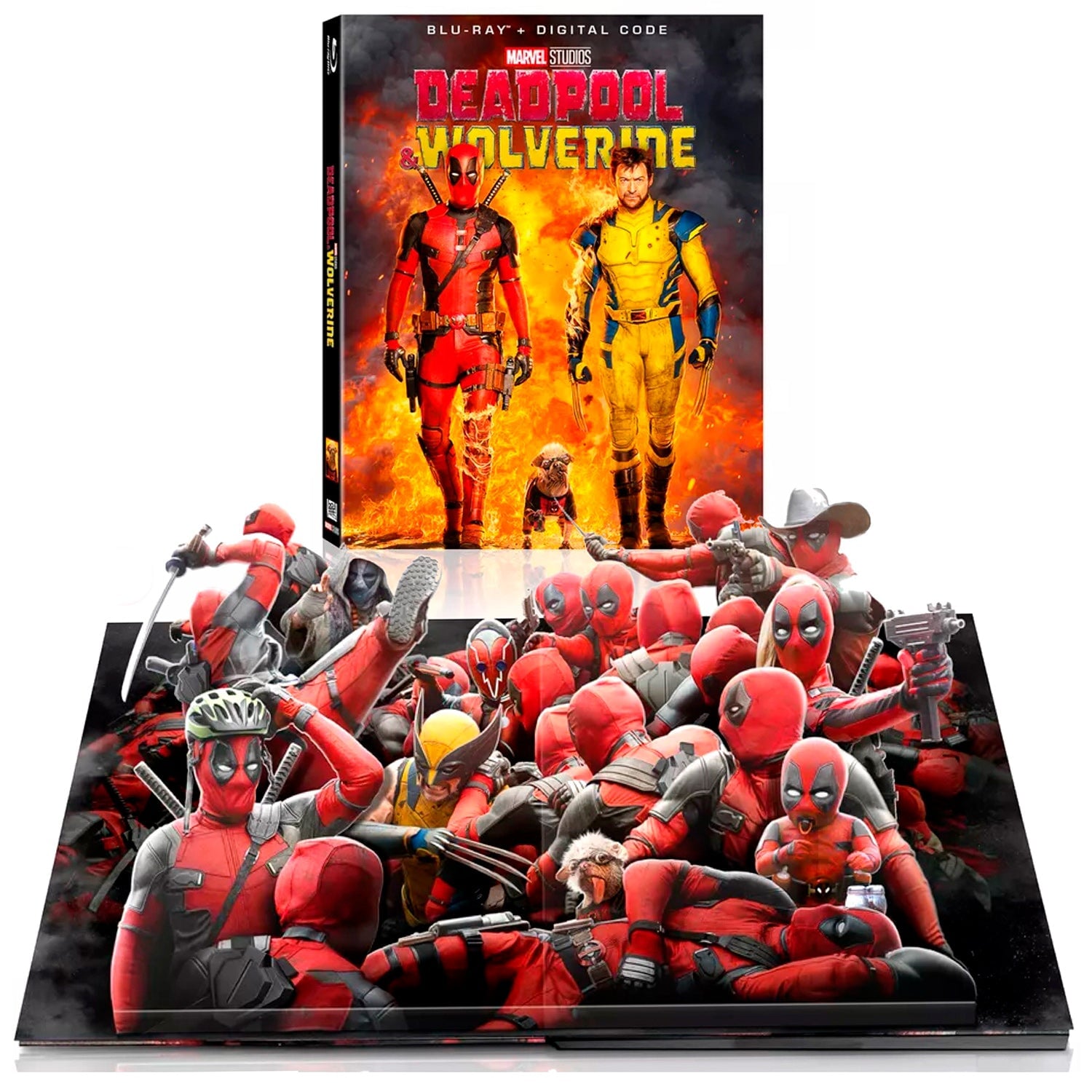 Дэдпул и Росомаха (2024) (англ. язык) (Blu-ray) Walmart Exclusive with Deadpool Corps. inside Pop-up