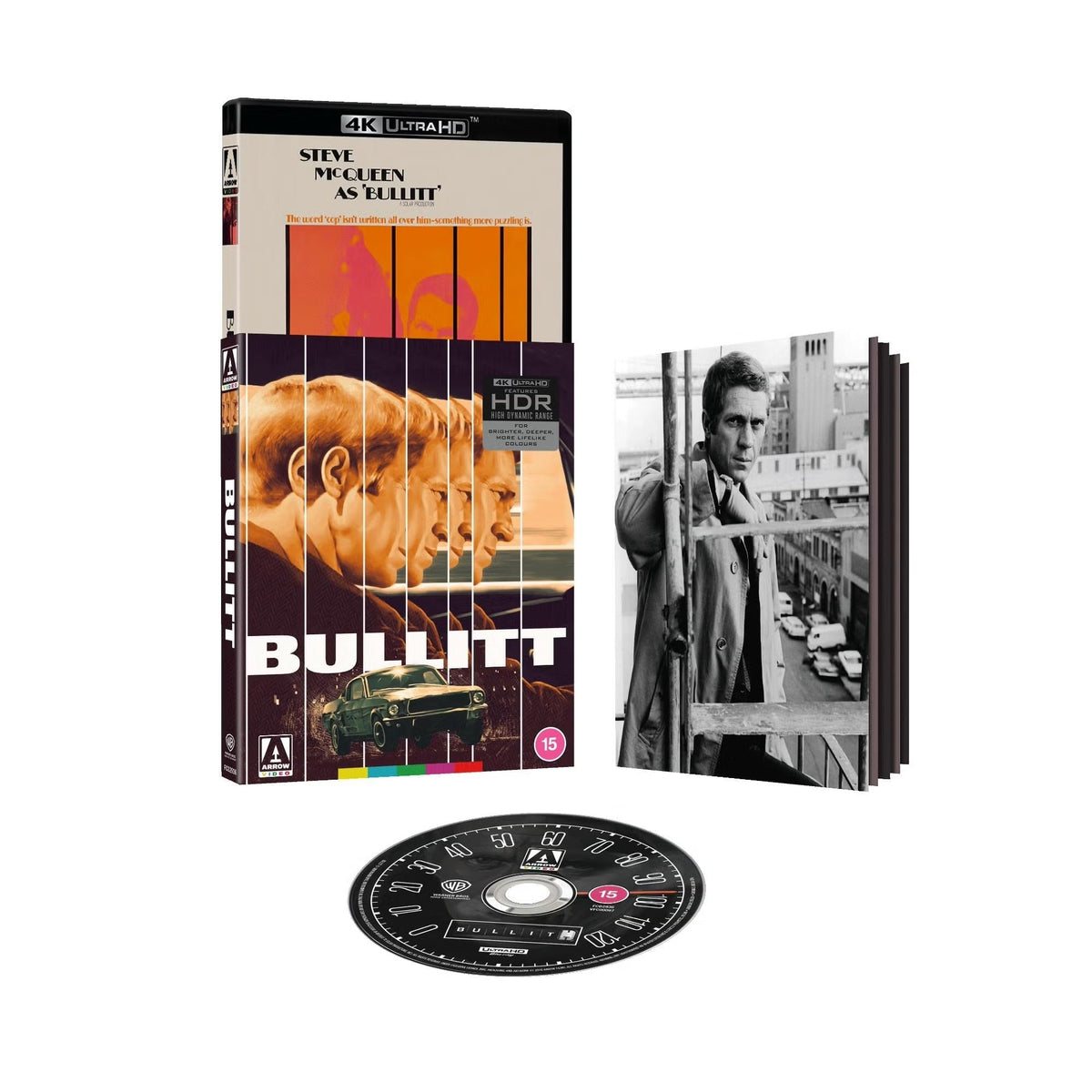 Детектив Буллитт (1968) (англ. язык) (4K UHD Blu-ray) Limited Edition
