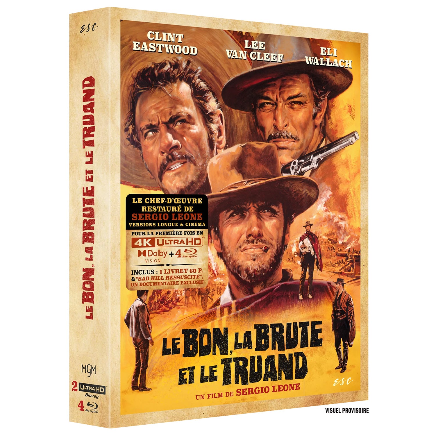 The Good, the Bad and the Ugly (1966) (2 4K UHD + 2 Blu-ray + 2 Bonus Blu-ray) Steelbook Limited Collector's Edition