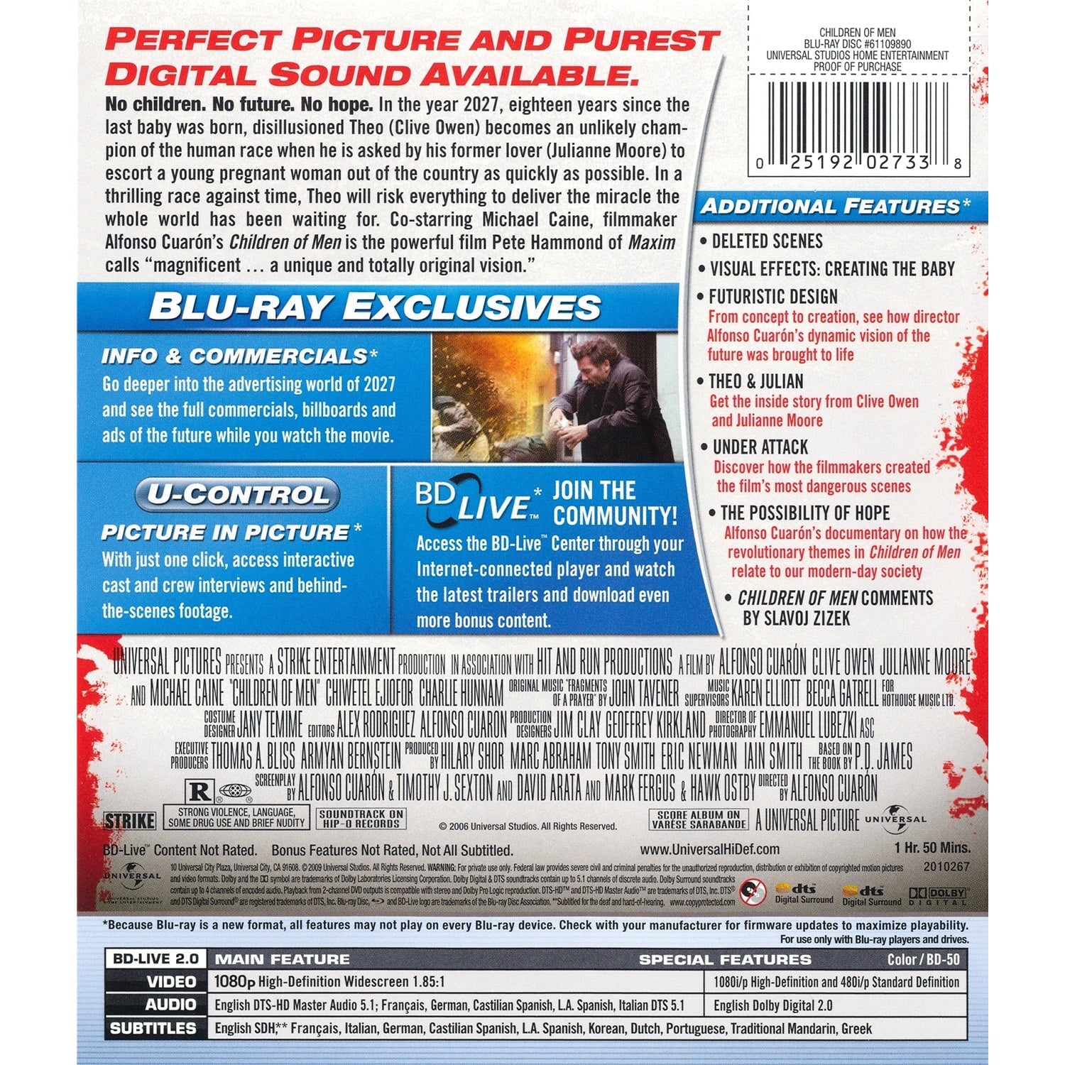 Дитя человеческое (2006) (англ. язык) (Blu-ray)