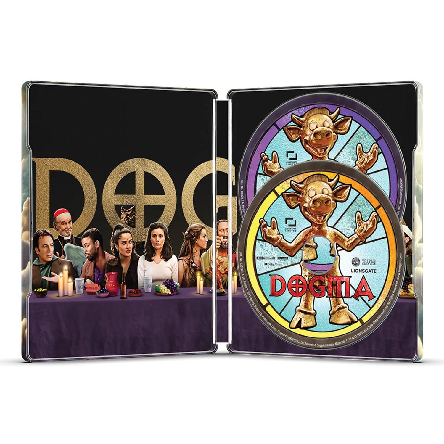 Догма (1999) (англ. язык) (4K UHD + Blu-ray) Steelbook [25th Anniversary]