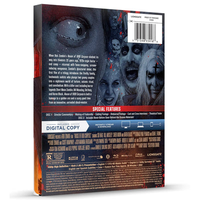 Дом 1000 трупов (2003) (англ. язык) (2 Blu-ray) Steelbook [Регион A]