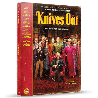 Достать ножи (2019) (англ. язык) (4K UHD + Blu-ray) Steelbook