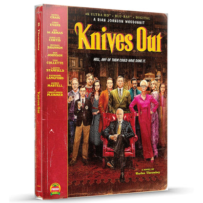 Достать ножи (2019) (англ. язык) (4K UHD + Blu-ray) Steelbook