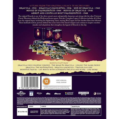Дракула: Коллекция фильмов (1931-1948) (англ. язык) (4K UHD Blu-ray) Ultimate Collector’s Edition