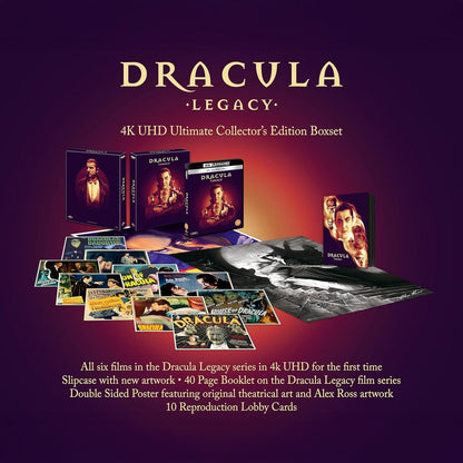 Дракула: Коллекция фильмов (1931-1948) (англ. язык) (4K UHD Blu-ray) Ultimate Collector’s Edition