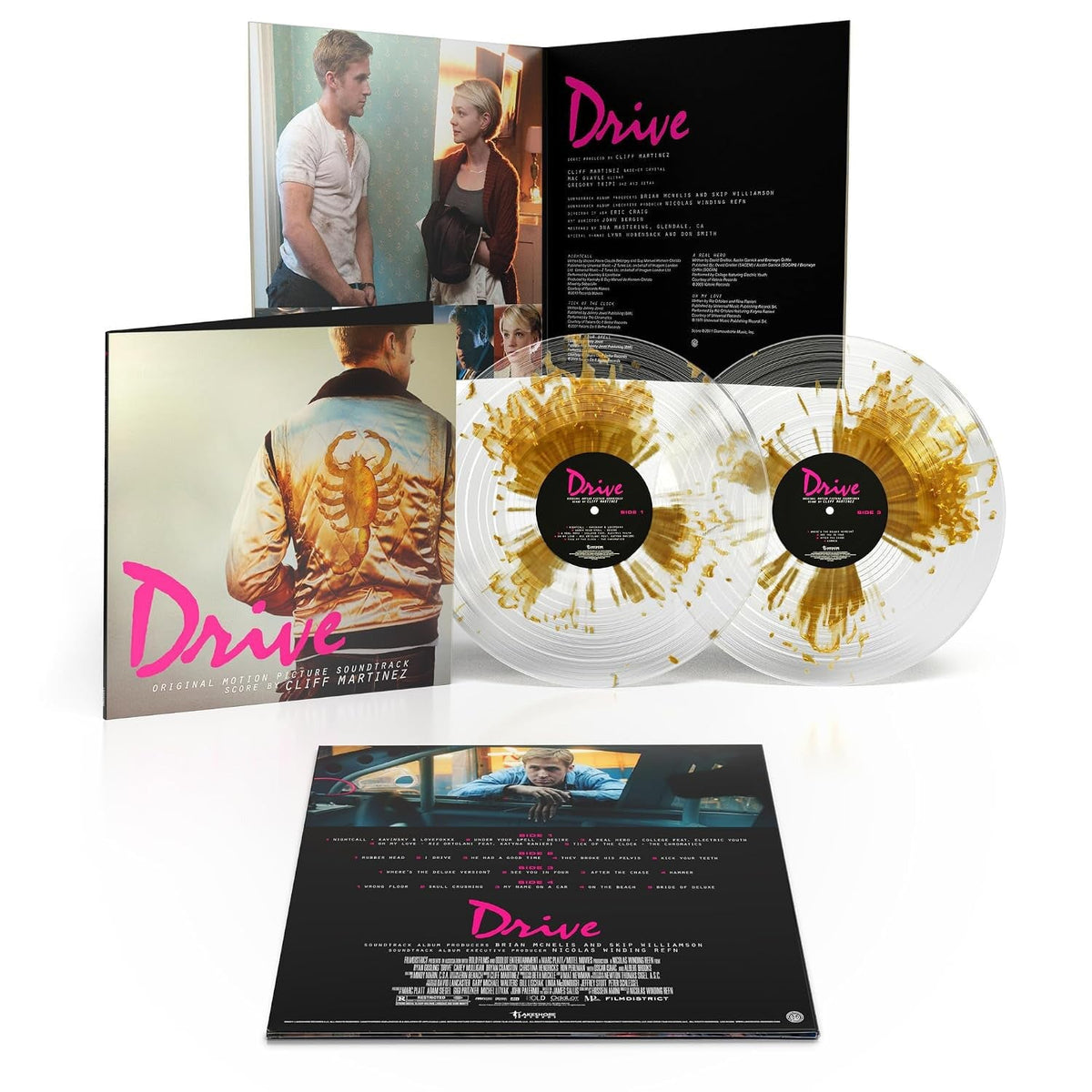 Drive (Original Motion Picture Soundtrack) 15th Anniversary (Gold Splatter/Clear Vinyl 2 LP)