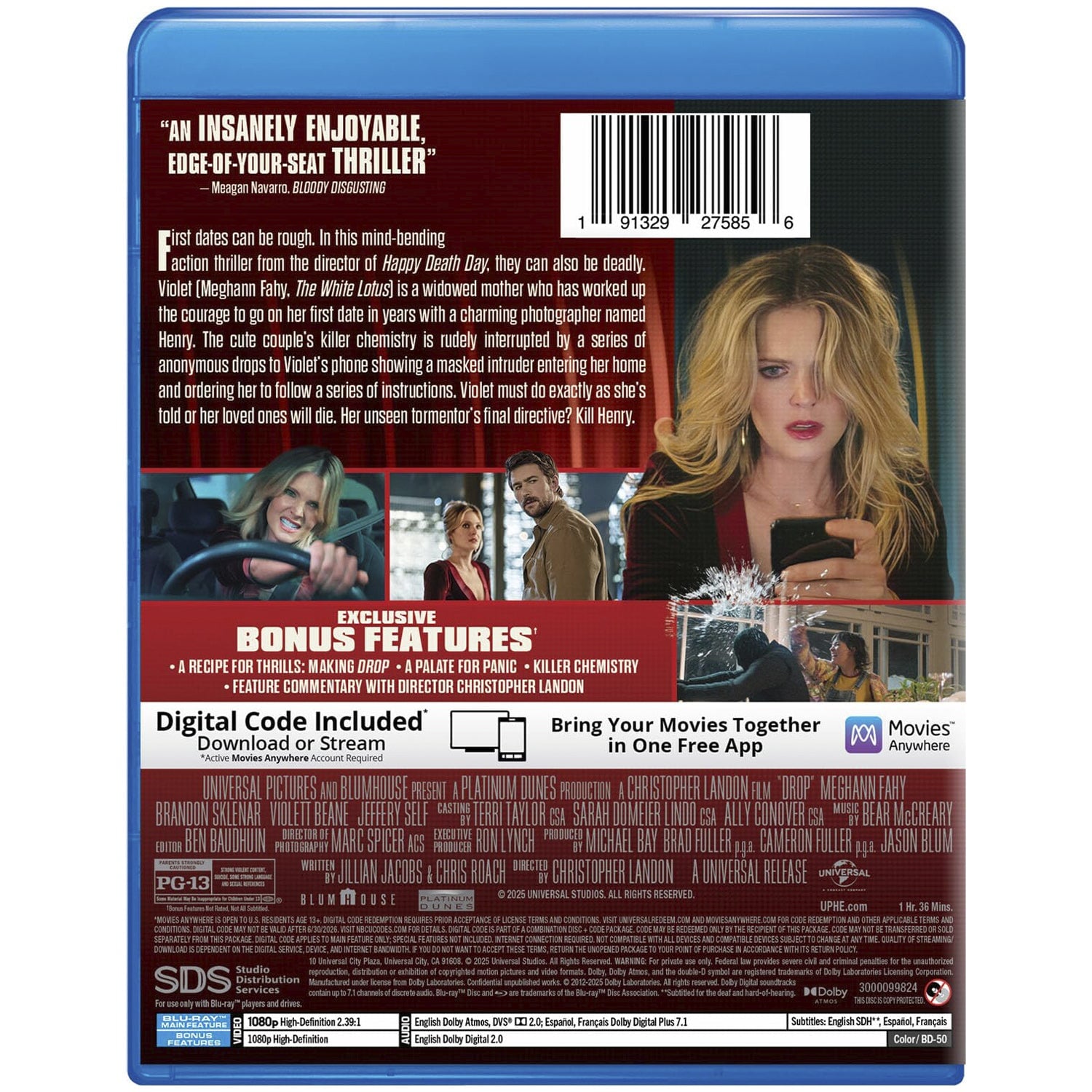Дроп (2025) (англ. язык) (Blu-ray)