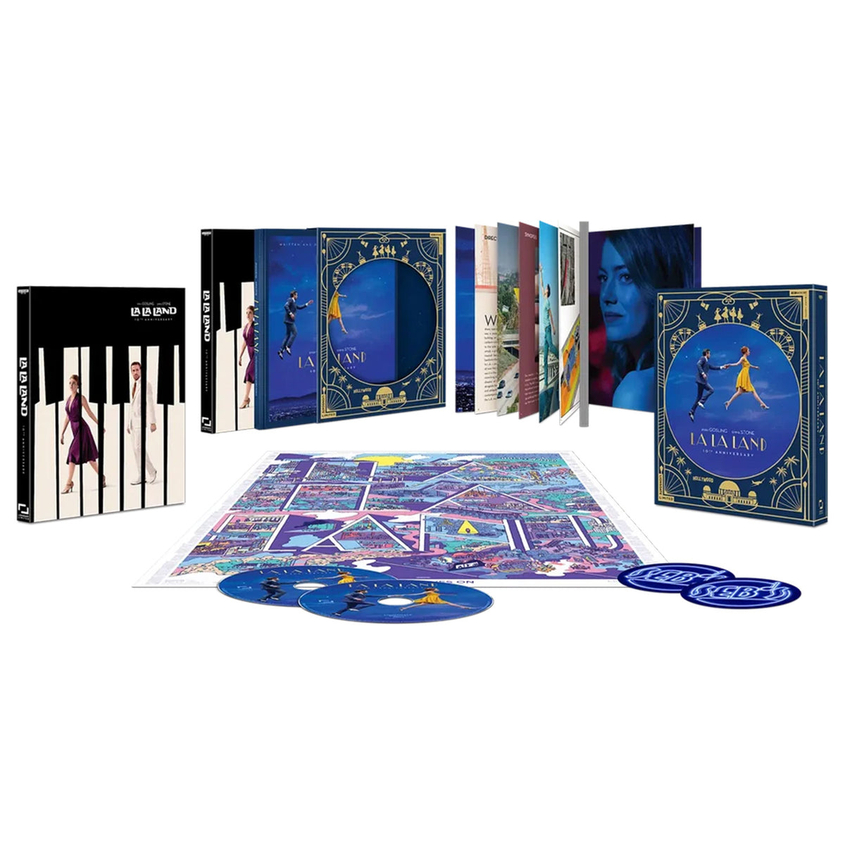 Ла-Ла Ленд (2016) (англ. мова) (4K UHD + Blu-ray) [10th Anniversary] Collector’s Edition