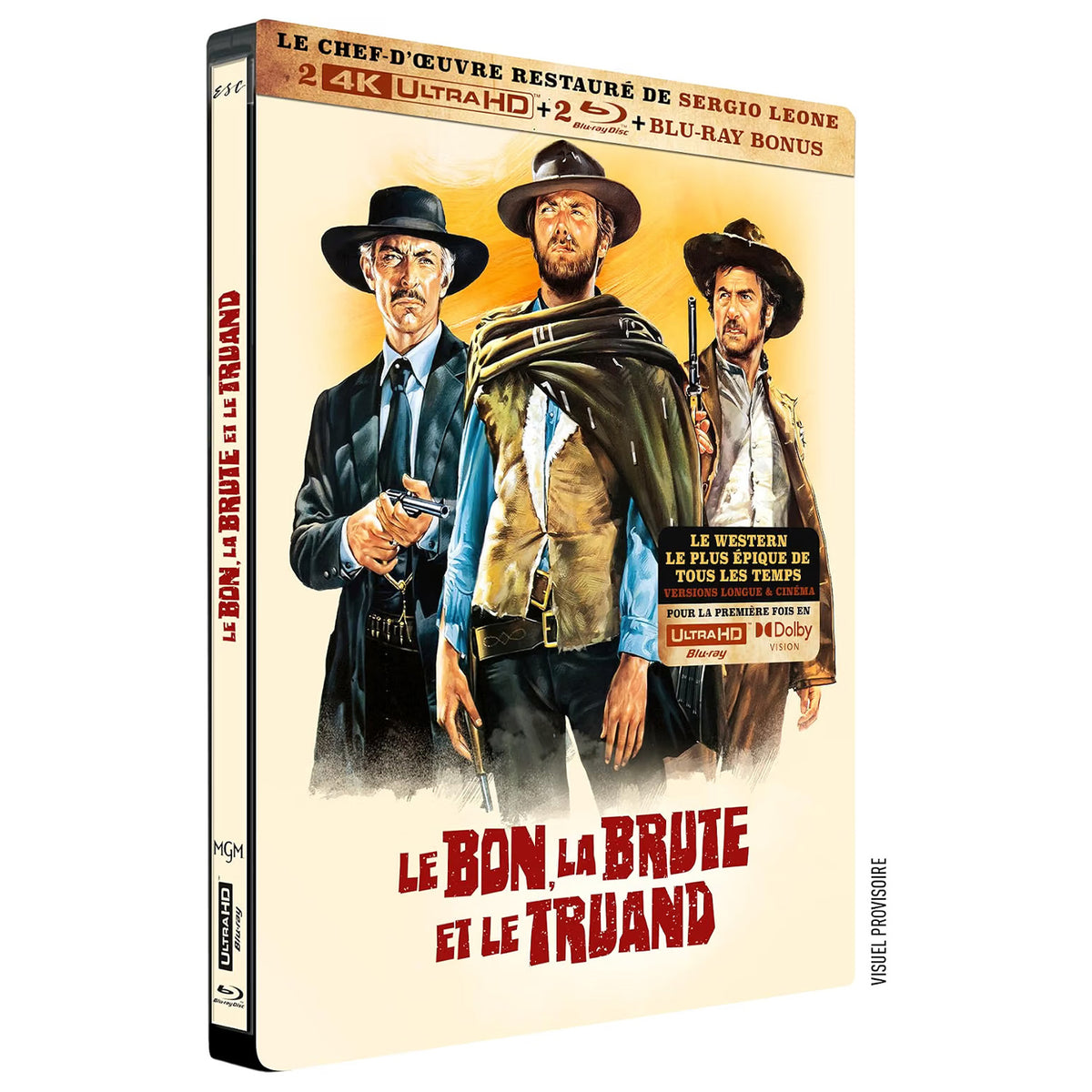 The Good, the Bad and the Ugly (1966) (2 4K UHD + 2 Blu-ray + Bonus Blu-ray) Steelbook