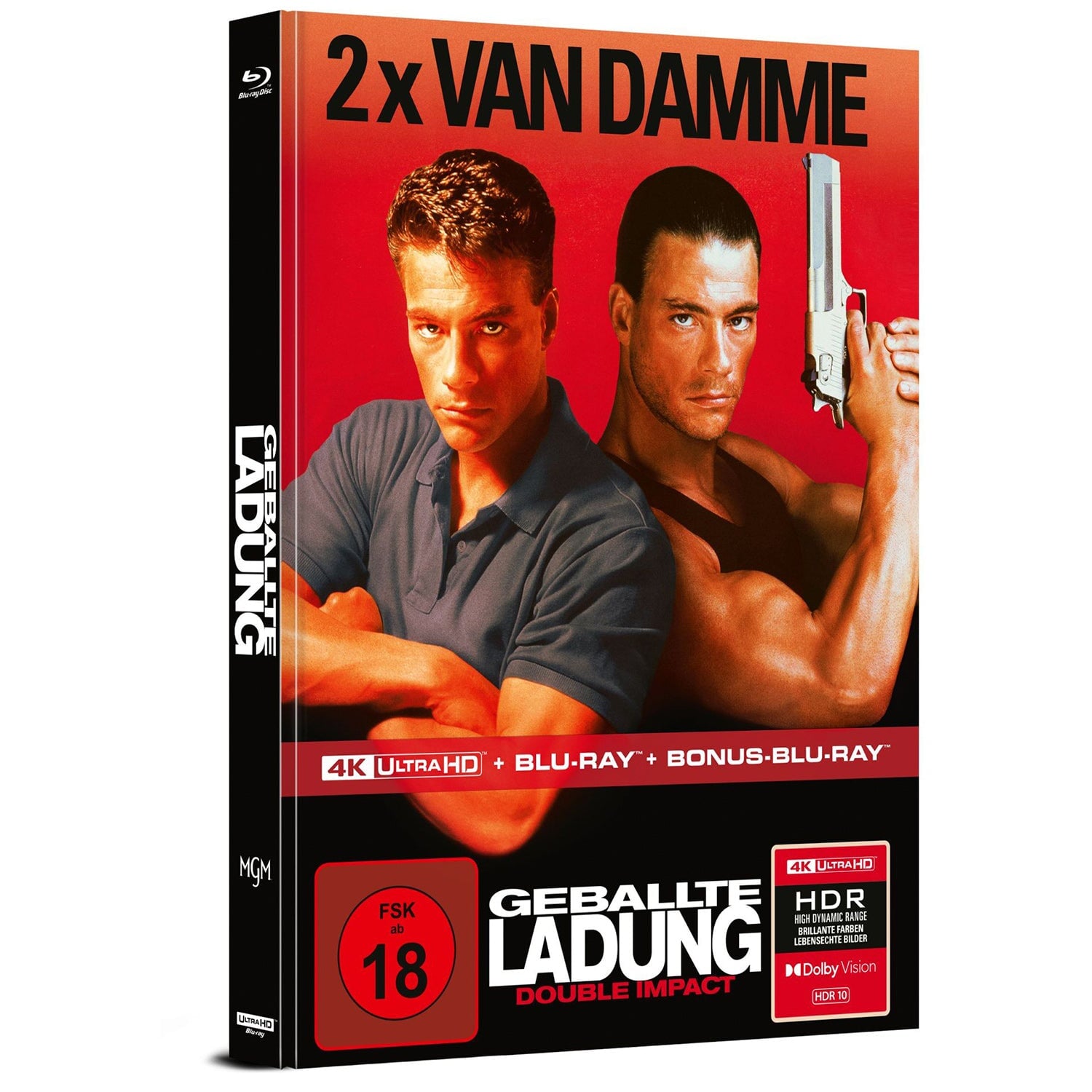 Двойной удар (1991) (англ. язык) (4K UHD + Blu-ray + Bonus Blu-ray) Mediabook [Cover A]